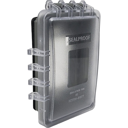 Southwire 18-In-1 Single Gang Non-Metallic Multi-Use Clear Weatherproof Cover P1GFC-CSP-UPC