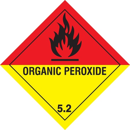 Accuform DOT SHIPPING LABELS HAZARD CLASS 5 MSL504PS5