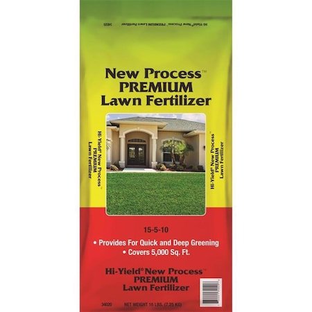 Hi-Yield New Process All-Purpose Lawn Fertilizer For Multiple Grass Types 5000 sq ft 34020