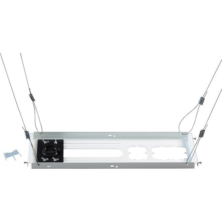 Chief Speed-Connect Above Tile Suspended Project Ceiling Kit - White - 50 lb - Silver CMS440