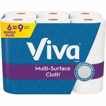 Viva Cloth Paper Towels, 2 Ply, 6 PK 49413