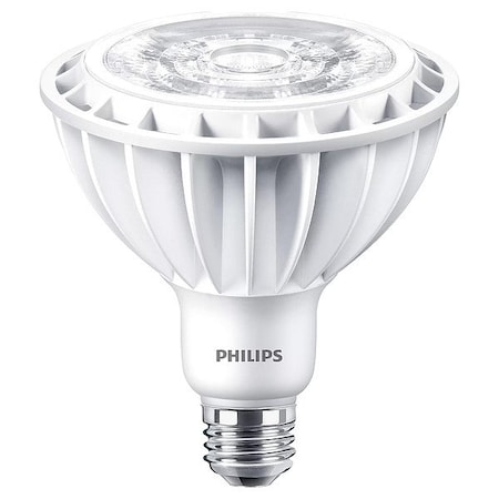 Philips Compact LED Bulb, 250 W, White, 3000 lm 33PAR38/PER/830/S15/DIM/120V 6/1FB