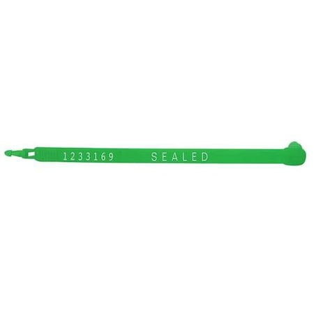 Tydenbrooks Truck Strap Seals, Green, PK100 1046513