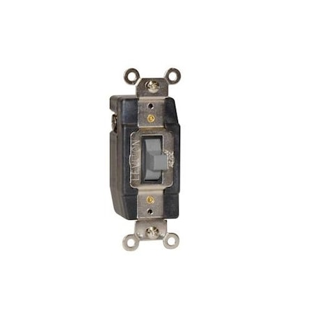 Leviton AC Quiet Switch, Gray, 24V AC/DC 1081-GY