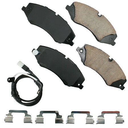 Akebono Ultra Premium Ceramic Disc Brake Pads, Eur1479A EUR1479A