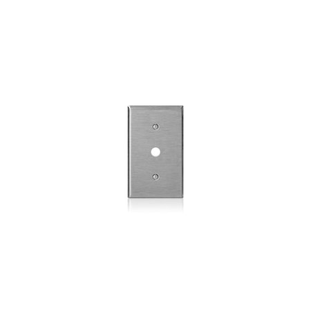 Leviton Wall Plate, Stainless Steel 84017-40