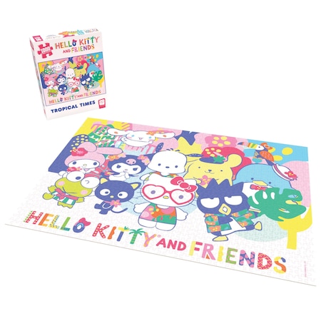 Usaopoly Hello Kitty and Friends Tropical Times 1000-Piece Puzzle PZ075-834