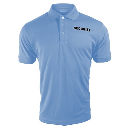 Propper Men's Security Polo, Polyester Pique, Button Front, Light Blue, Medium F5855