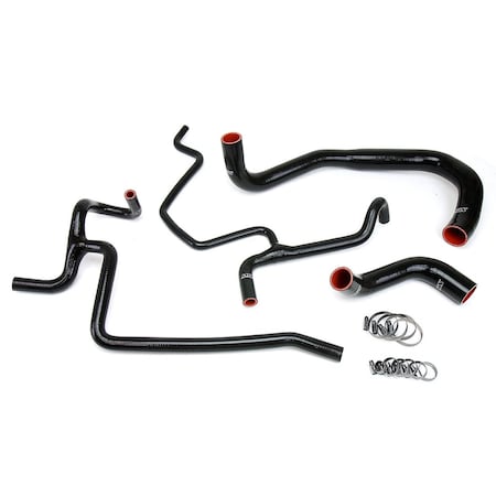 Hps Performance High Temp Reinforced Silicone Radiator and Heater Coolant Hose Kit, Black,  57-1645-BLK