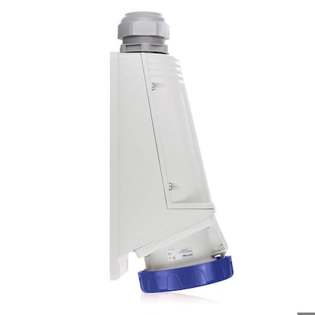 Leviton Pin & Sleeve Receptacle, 63 A, 200/250V AC, 2 Pole, Blue W263-S6