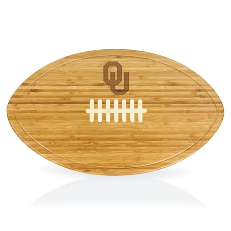 Picnic Time Family Of Brands NCAA Oklahoma Sooners Kickoff Football Cheese Board - Novelty Charcuterie Board 908-00-505-453-0