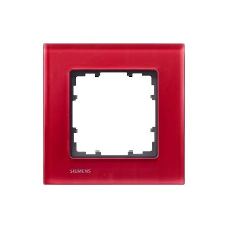 Siemens DELTA miro glass Frame 1-fold Authentic material glass ORIENT 90x 90 mm 5TG1201-3