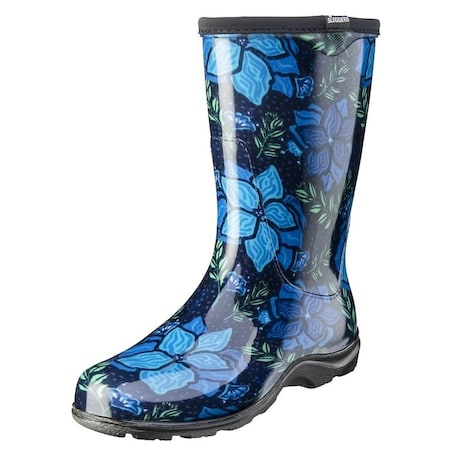 Sloggers 5018SSBL-09 Rain Boots, 9, Spring Surprise, Blue 5018SSBL09