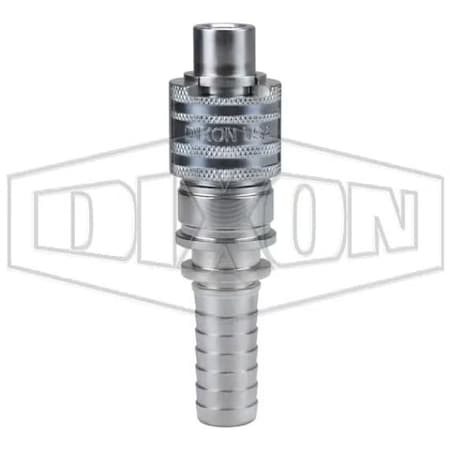 Dixon Dix-Lock N Series Bowes Interchange Quick Disconnect Coupler, 1/2 in Nominal, Quick Disconnect Coup N4S3