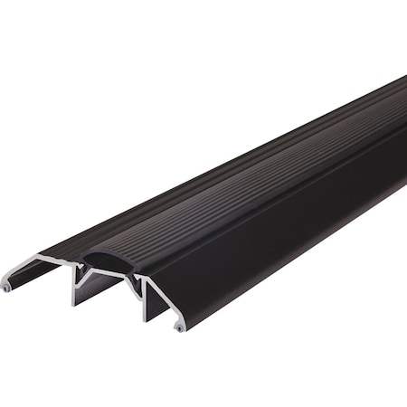 M-D Building Products Building Products 3-3/4'' x 1-1/8'' x 36'' Brown Aluminum & Vinyl Heavy-Duty High-Profile Threshold 10017