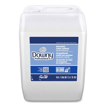 P&G Pro Line Downy Professional Unscented Fabric Softener, 5 gal Closed-Loop Container 70679