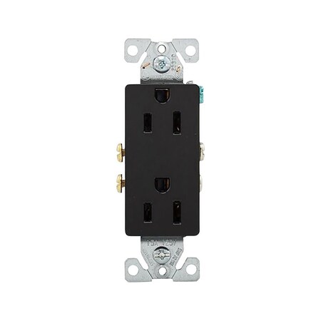Eaton Wiring Devices RECEPTCLE DPX RES BLK 15A 125V 1107-9BK