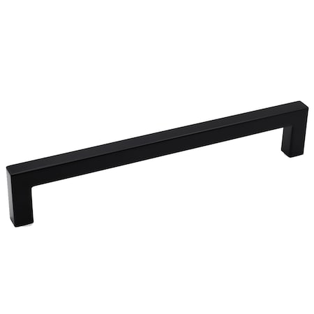 Pride Industrial 12in Center to Center Modern Square Appliance Pull Matte Black Finish PA56012BK