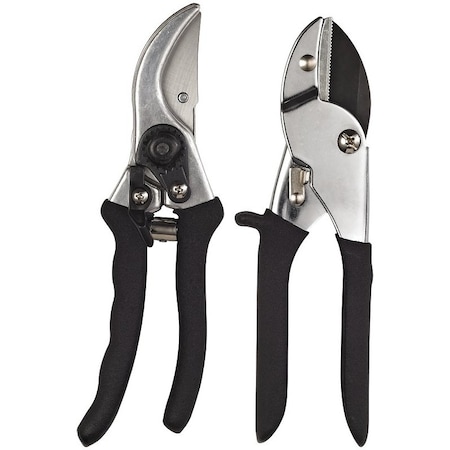 Landscapers Select Pruner Set, 1/2 in Cutting Capacity, Steel/Zinc Blade, Steel/Zinc Handle GP1002+GP1013A