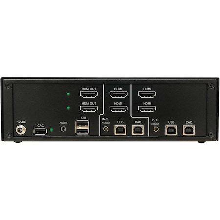Tripp Lite SECURE KVM SWITCH 2PORT DUAL HEAD HDMI TO HDMI 4K NIAP PP4.0 CAC B002-H2AC2-N4