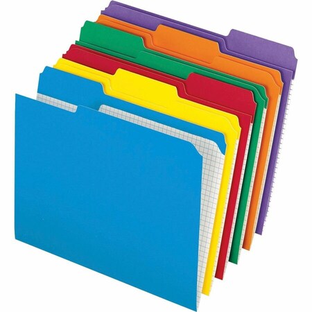 Pendaflex FOLDER, LTR, RNFRCD, 1/3, AST, 100PK R15213ASST