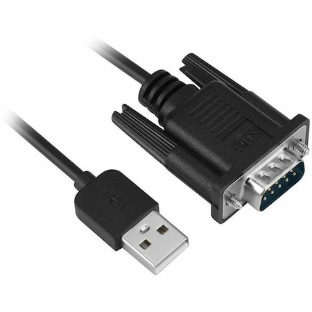Siig USB to RS-232 Serial Adapter Cable - FTDI FT232 - TAA compliant JU-CS0311-S1