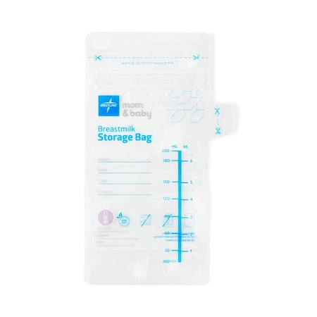 Medline Breastmilk Storage Bags, 200 mL, 30PK MDS68100