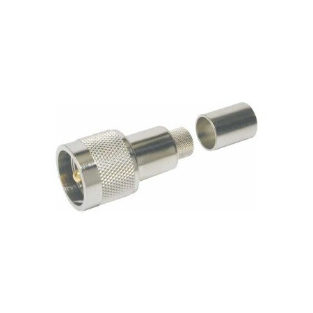 Times Microwave Systems UHF MALE (PLUG) CRIMPCONNECTOR/NON-SOLDER PIN EZ-400-UM