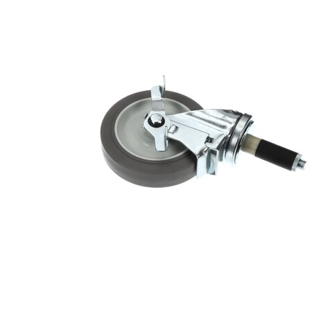 Piper Products Caster with EXT Stem and Brake, 5in CSTR-5P78ESB