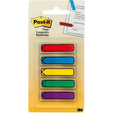 Post-It PostitFlags 684ARR1, .47"x1.7" As, PK24 684ARR1