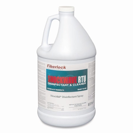 Fiberlock Technologies ShockWave RTU Disinfectant Spray, 1 gal Bottle 8316-1