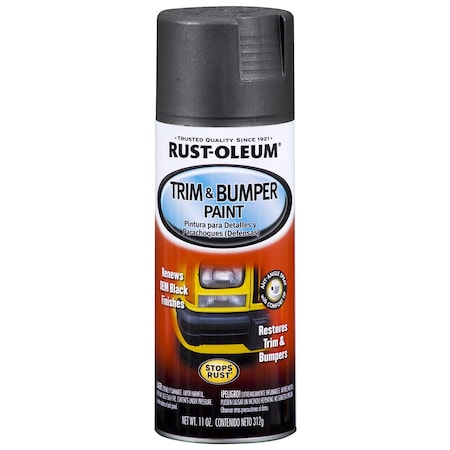 Automotive 11 Oz Rust-Oleum Brands Black Trim & Bumper Spray Paint 251574