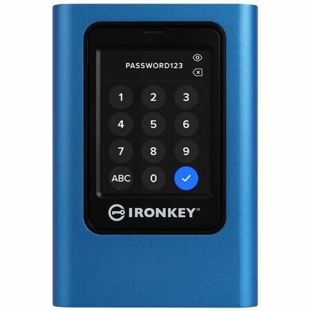 Kingston IronKey Vault Privacy 80 3.75 TB Portable Solid State Drive - External - TAA Compliant IKVP80ES/3840G