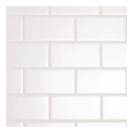 Daltile Restore 3 in. x 6 in. Ceramic Bright White Subway Tile (12.5 sq. ft. / Case), 30PK RE1536MODHD1P4