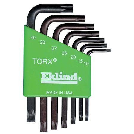 Eklind Short Arm Torx Hex Key Set 7-Piece 10807