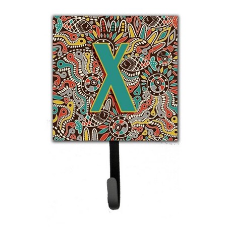 Carolines Treasures Letter x Retro Tribal Alphabet Initial Leash and Key Holder CJ2013-XSH4