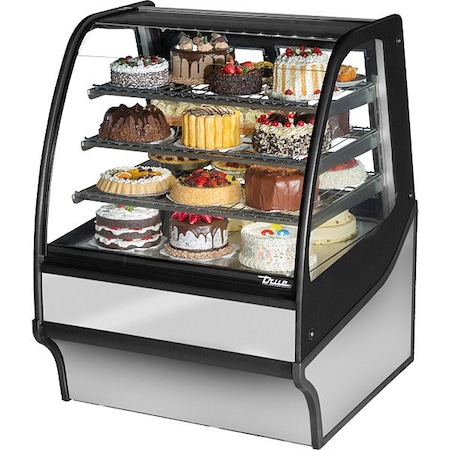 True Refrigeration Refrigerated Merchandiser, 49 1/8 in H TDM-R-36-GE/GE-S-S