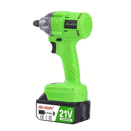 Edendirect Brushless electric wrench, high torque lithium battery charging wrench IR-TB18