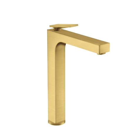 Axor Citterio Single-Hole Faucet 280 with Pop-Up Drain, 1.2 GPM in Brushed Gold Optic 39021251