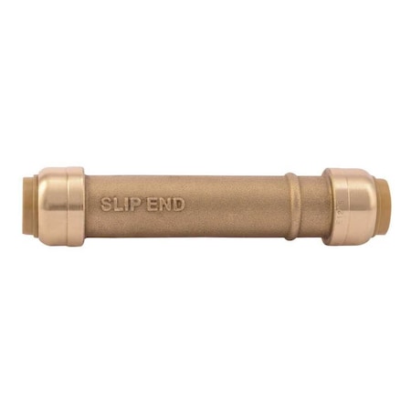 Sharkbite 1/2 in. Brass Push-to-Connect Slip Coupling U3008LF