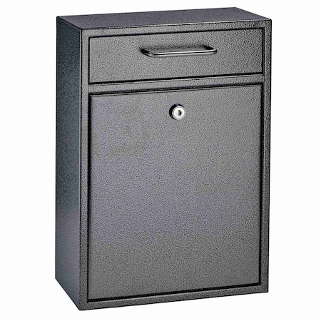 Mail Boss Olympus Locking Wall-Mount Drop Box, Galaxy, 16-Gauge Steel 805936