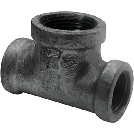 Southland 3/4'' x 1/2'' x 3/4'' Reducing Malleable Black Iron Tee 520-434HN