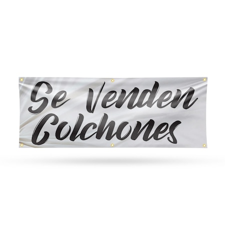 Signmission Se Venden Colchones, 24 Inch x 72 Inch, Vinyl Banner B-72-30850