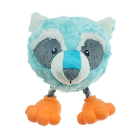Pet Park Blvd Dog Toy, Footies Toy, Raccoon US2263 13