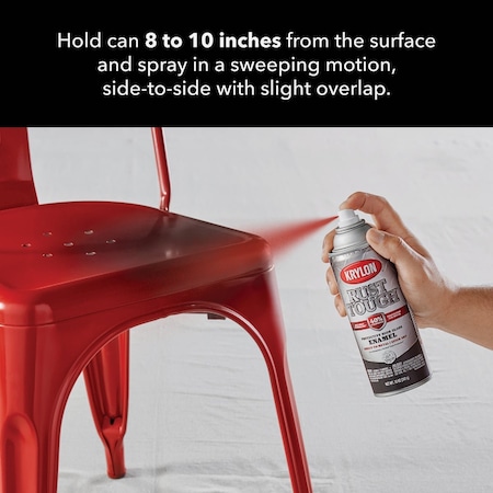 Krylon Rust Tough 12 Oz. Gloss Alkyd Enamel Spray Paint Burgundy K09221008