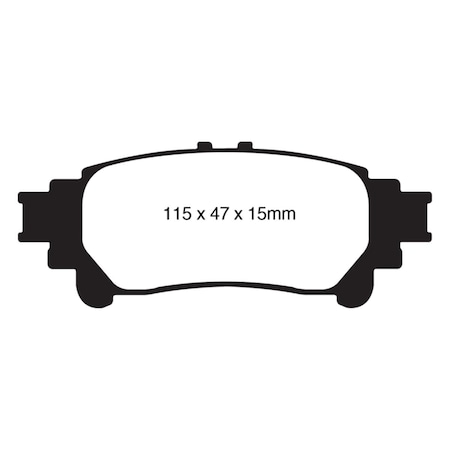Ebc Yellowstuff Rear Brake Pads for 2013 Lexus GS350 3.5L RWD DP41850R