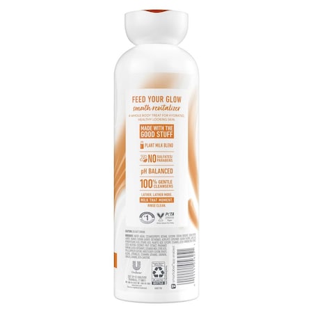 Dove Coconut and Sugar Lychee Plant Milk Cleansing Body Wash, 17.5 Fluid Ounce, 4PK 64785868