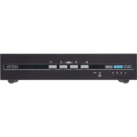 Aten CS1144D4 4-Port USB DVI Dual Display Secure KVM Switch (PSD PP v4.0 Compliant) CS1144D4