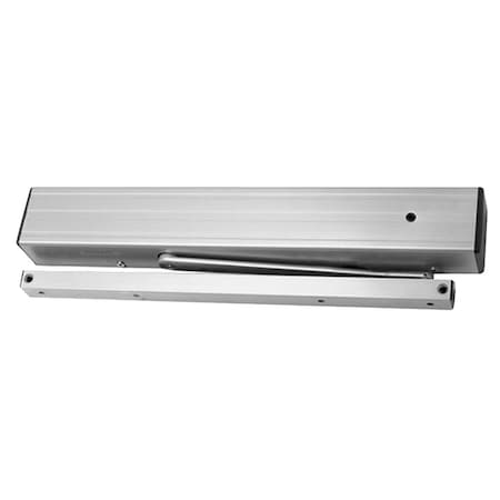 Lcn Regular Arm Door Closer with 18 Mounting Plate, 24V, Left Hand, Aluminum 4412HSA-REG 24V LH 689