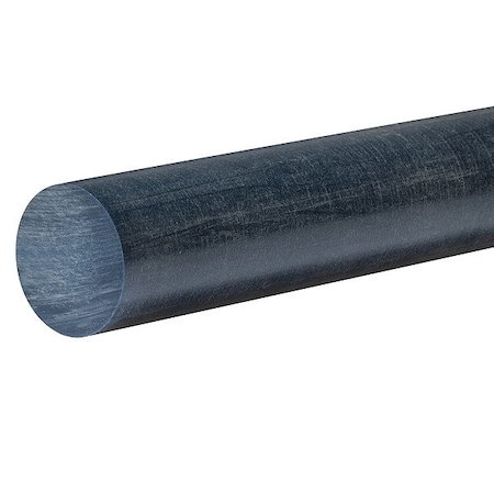 Zoro Select Polyethylene Rod, 3"Dia, 3ftL, Blue PR-UHMW-MD-34